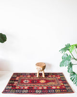 Turkish rug, vintage rug, flat weave, kilim rug, large area rug, square rug, Wild Shaman, Portland, Oregon, rug store, rug shop, local shop, bright colors, area rug, bold color