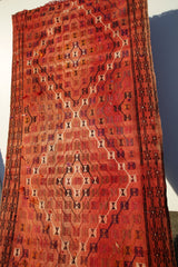 Vintage Adana Cicim Kilim Runner