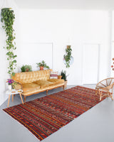 Turkish rug, vintage rug, flat weave, kilim rug, large area rug, square rug, Wild Shaman, Portland, Oregon, rug store, rug shop, local shop, bright colors, area rug, red rug, bold color