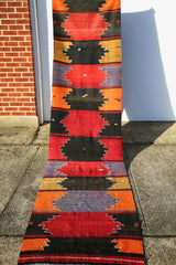 Vintage Yozgat Kilim Runner