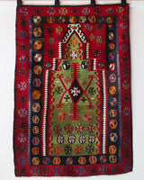 Turkish rug, vintage rug, flat weave, kilim rug, large area rug, square rug, Wild Shaman, Portland, Oregon, rug store, rug shop, local shop, bright colors, area rug, bold color