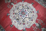 Vintage Faded Anatolian Turkish Rug 5ftx9.1ft