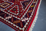 old rug, antique rug, Turkish rug, Portland, Oregon, rug store, rug shop, local shop, bright colors, wild shaman, large rug, area rug, red rug, bold color, burgundy, dark red