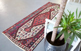 Old Kurdish Hakkari Kilim Runner 3ftx8.5ft