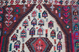 Old Kurdish Hakkari Kilim Runner 3ftx8.5ft