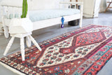 Old Kurdish Hakkari Kilim Runner 3ftx8.5ft