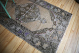 Old Faded Anatolian Turkish Rug 3.3x5.5ft