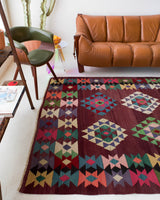 Turkish rug, vintage rug, flat weave, kilim rug, large area rug, square rug, Wild Shaman, Portland, Oregon, rug store, rug shop, local shop,  bright colors, area rug, bold color
