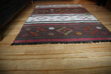 Vintage Maras Cicim Kilim 4.4ftx5.10ft