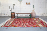 Vintage Manisa Selendi Kilim 5ftx7.5ft