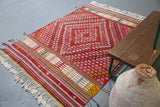 Vintage Manisa Selendi Kilim 5ftx7.5ft