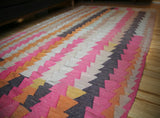 Vintage Adana Kilim 4.7x7.4ft
