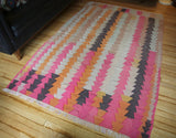 Vintage Adana Kilim 4.7x7.4ft
