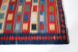 Turkish rug, vintage rug, flat weave, kilim rug, large area rug, square rug, Wild Shaman, Portland, Oregon, rug store, rug shop, local shop, bright colors, area rug, bold color