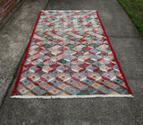 Vintage Isparta Rug 4x7.5ft