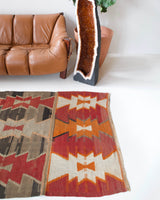 Vintage eastern Anatolian Kilim Rug 4'3"x8'