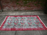 Vintage Isparta Rug 3.9ftx6.10ft