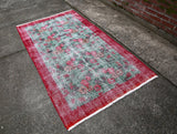 Vintage Isparta Rug 3.9ftx6.10ft