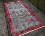 Vintage Isparta Rug 3.9ftx6.10ft