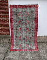 Vintage Isparta Rug 3.9ftx6.10ft