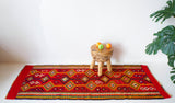 pile rug runner, Turkish rug, vintage rug, portland, rug shop, bright colors, wild shaman, runner rug, bold color, Portland, Oregon, rug store, rug shop, local shop, hallway runner, skinny runner, kilim runner,  earthy colors, faded colors