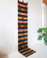 pile rug runner, Turkish rug, vintage rug, portland, rug shop, bright colors, wild shaman, runner rug, bold color, Portland, Oregon, rug store, rug shop, local shop, hallway runner, skinny runner, kilim runner,  earthy colors, faded colors