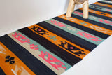 pile rug runner, Turkish rug, vintage rug, portland, rug shop, bright colors, wild shaman, runner rug, bold color, Portland, Oregon, rug store, rug shop, local shop, hallway runner, skinny runner, kilim runner,  earthy colors, faded colors
