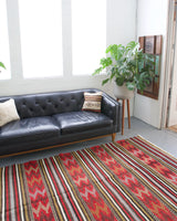 old rug, antique rug, earthy colors, faded colors, Turkish rug, vintage rug, flat weave, kilim rug, large area rug, square rug, Wild Shaman, Portland, Oregon, rug store, rug shop, local shop