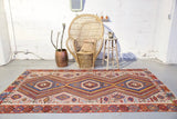 Old Fethiye Kilim 5.8ftx10.4ft