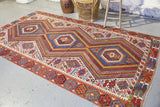 Old Fethiye Kilim 5.8ftx10.4ft