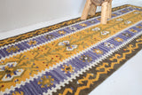 pile rug runner, Turkish rug, vintage rug, portland, rug shop, bright colors, wild shaman, runner rug, bold color, Portland, Oregon, rug store, rug shop, local shop, hallway runner, skinny runner, kilim runner,  earthy colors, faded colors