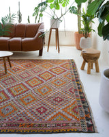 Vintage Aegean Cicim Kilim Rug 6'10"x8'3