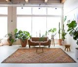 Vintage Aegean Cicim Kilim Rug 6'10"x8'3