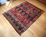 Vintage Maras Cicim Kilim 4.1x5.3ft