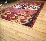 Vintage Afyon Emirdag Kilim 3.11x5.9ft