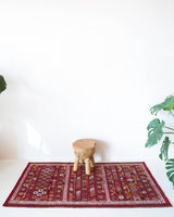 pile rug, Turkish rug, vintage rug, portland, rug shop, bright colors, wild shaman, area rug, red rug, mini rug, bold color, Portland, Oregon, rug store, rug shop, local shop, flat weave, kilim rug