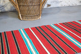 Vintage Anatolian Kilim Runner 2.4ftx7.11ft