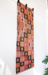 pile rug runner, Turkish rug, vintage rug, portland, rug shop, bright colors, wild shaman, runner rug, bold color, Portland, Oregon, rug store, rug shop, local shop, hallway runner, skinny runner, kilim runner,  earthy colors, faded colors