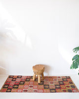 pile rug runner, Turkish rug, vintage rug, portland, rug shop, bright colors, wild shaman, runner rug, bold color, Portland, Oregon, rug store, rug shop, local shop, hallway runner, skinny runner, kilim runner,  earthy colors, faded colors