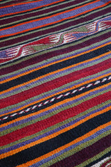 Vintage Turkish Anatolian Kilim Rug 5'x13'8"