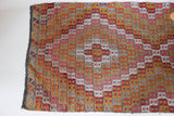 pile rug runner, Turkish rug, vintage rug, portland, rug shop, bright colors, wild shaman, runner rug, bold color, Portland, Oregon, rug store, rug shop, local shop, hallway runner, skinny runner, kilim runner,  earthy colors, faded colors