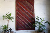 Vintage Konya Karapinar Cicim Kilim Rug 5'x8'