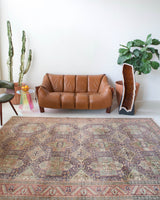 old rug, antique rug, earthy colors, faded colors, Turkish rug, vintage rug, soft rug, Portland, Oregon, rug store, rug shop, local shop, pile rug, ottoman rug, oriental rug, floral rug