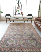 old rug, antique rug, earthy colors, faded colors, Turkish rug, vintage rug, soft rug, Portland, Oregon, rug store, rug shop, local shop, pile rug, ottoman rug, oriental rug, floral rug