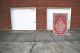 Vintage Faded Anatolian Turkish Rug