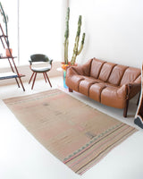 old rug, antique rug, earthy colors, faded colors, Turkish rug, vintage rug, flat weave, kilim rug, large area rug, square rug, Wild Shaman, Portland, Oregon, rug store, rug shop, local shop