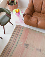 old rug, antique rug, earthy colors, faded colors, Turkish rug, vintage rug, flat weave, kilim rug, large area rug, square rug, Wild Shaman, Portland, Oregon, rug store, rug shop, local shop