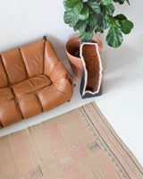 old rug, antique rug, earthy colors, faded colors, Turkish rug, vintage rug, flat weave, kilim rug, large area rug, square rug, Wild Shaman, Portland, Oregon, rug store, rug shop, local shop