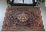 old rug, antique rug, Turkish rug, Portland, Oregon, rug store, rug shop, local shop, bright colors, wild shaman, large rug, area rug, red rug, bold color, dark navy