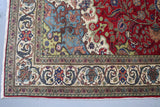 old rug, antique rug, Turkish rug, Portland, Oregon, rug store, rug shop, local shop, bright colors, wild shaman, large rug, area rug, red rug, bold color, burgundy, dark red